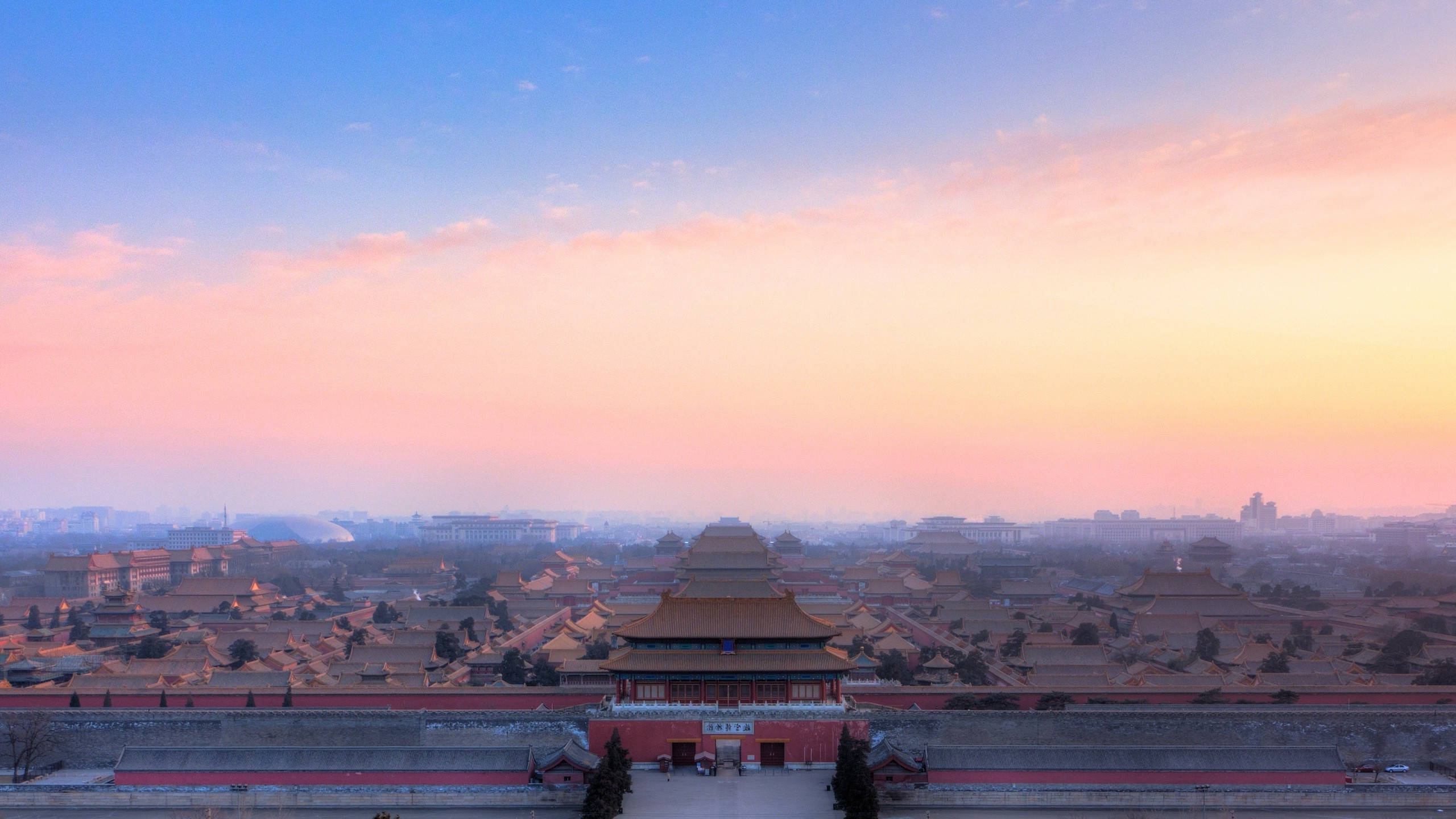 photography, Landscape, Beijing, Sunrise, Forbidden City, China, World Heritage Site Wallpaper