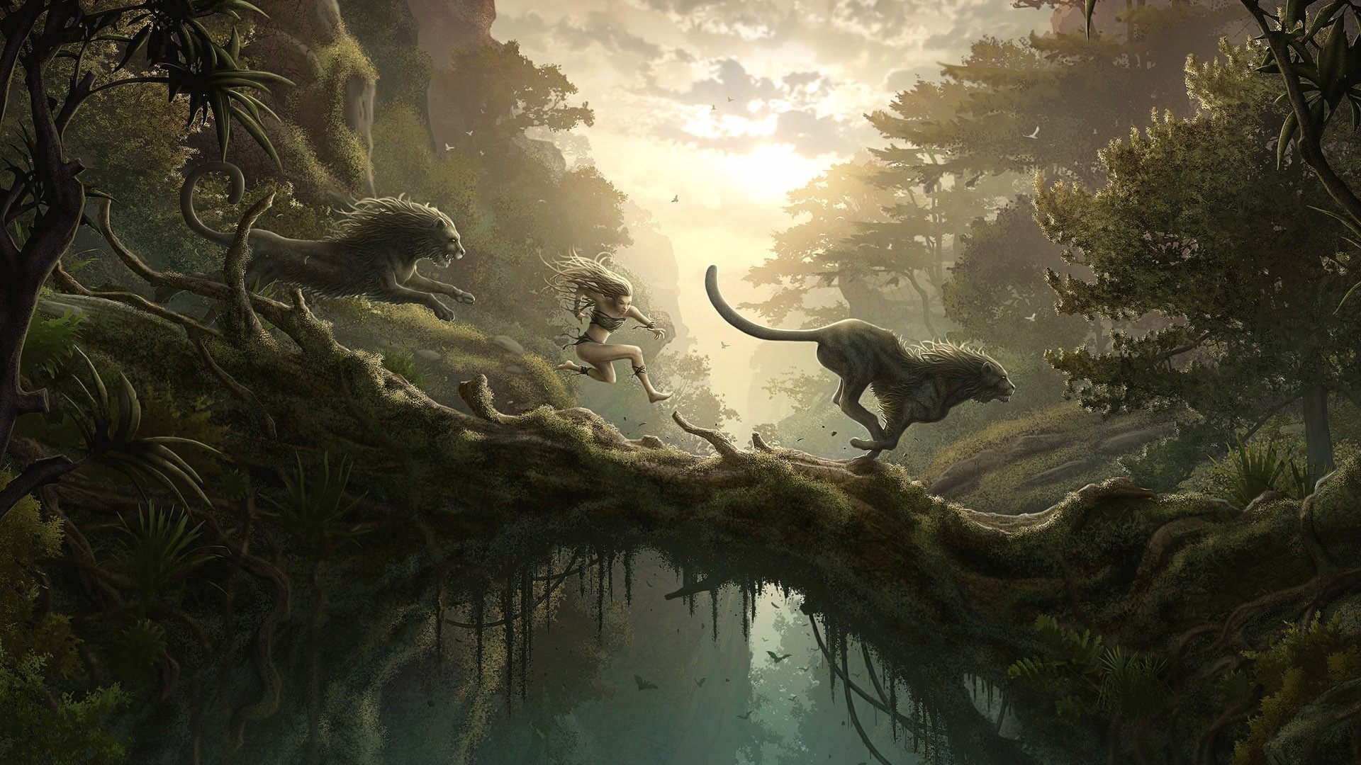 landscape, Fantasy Art Wallpaper