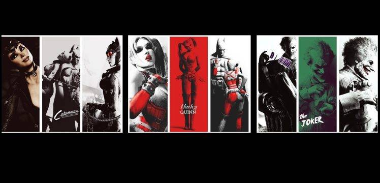 Batman, Joker, Batman: Arkham City, Video Games, Rocksteady Studios, The Riddler, Harley Quinn, Catwoman HD Wallpaper Desktop Background