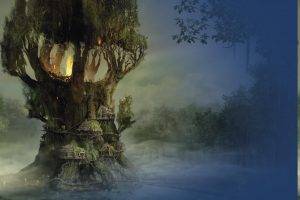 Gothic 4, Trees, Forest, Fire, Artwork, Fantasy Art, Concept Art