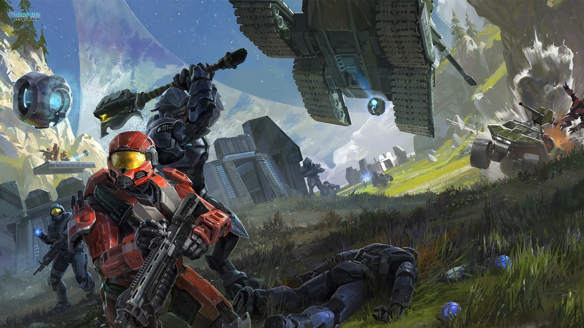 video Games, Halo, Master Chief, Spartans, Bungie Wallpaper