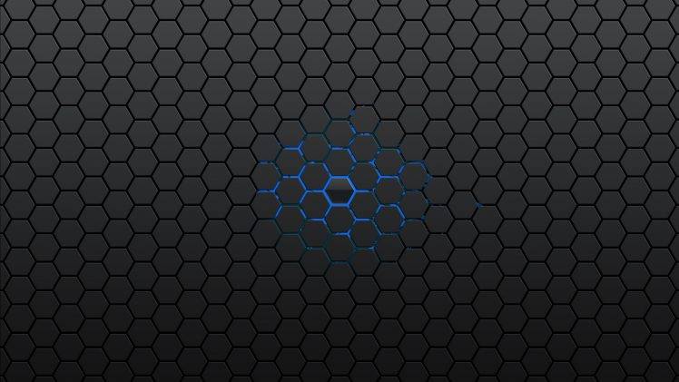 hexagon, Digital Art HD Wallpaper Desktop Background