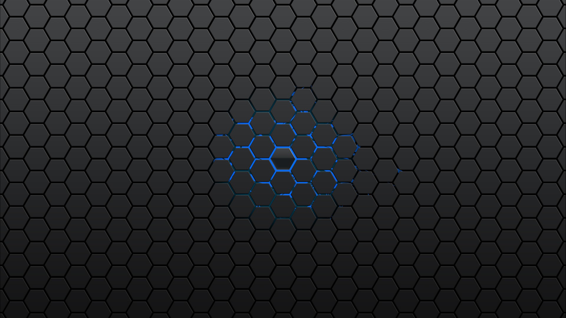 hexagon, Digital Art Wallpaper