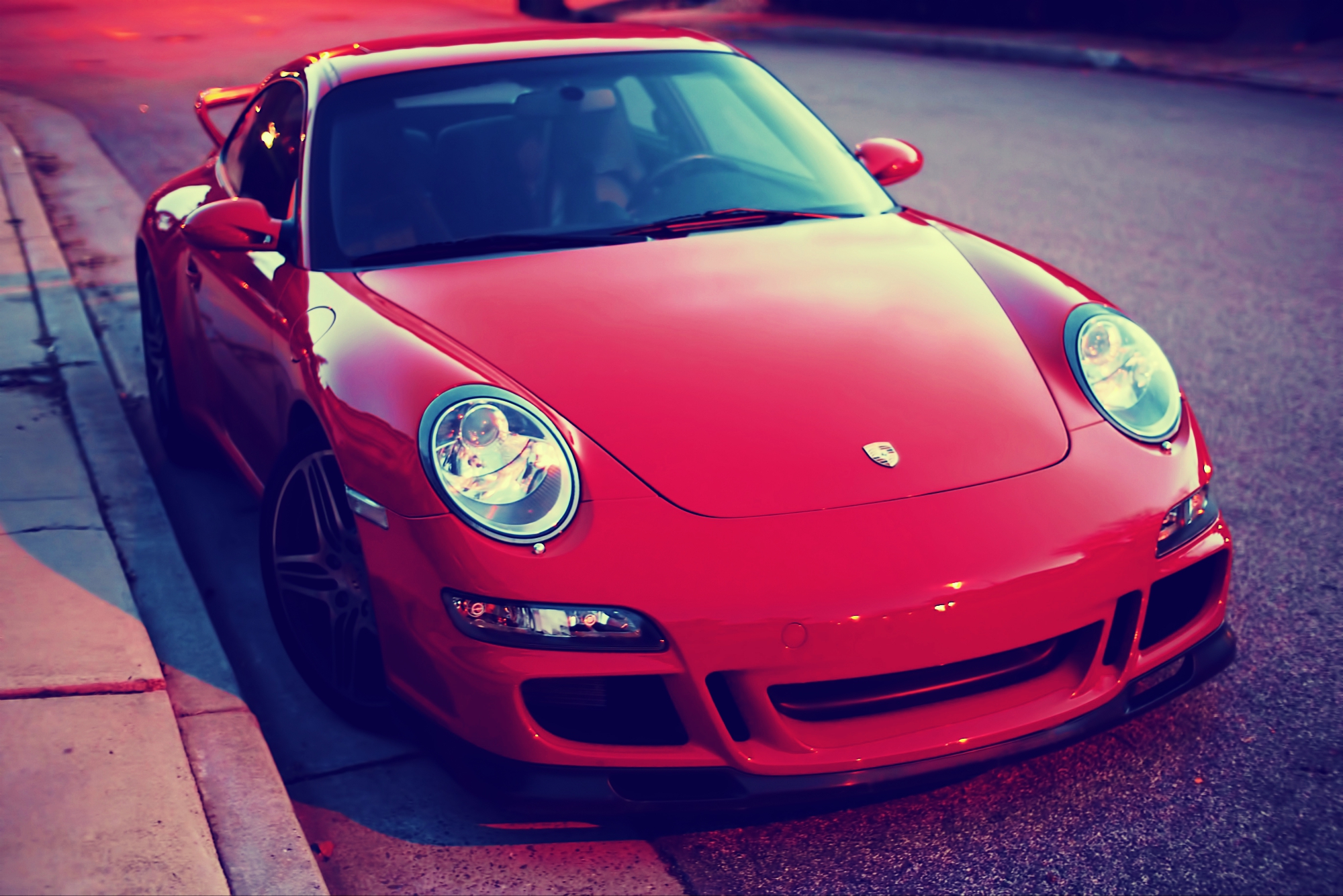 car, Porsche 911, Red Cars Wallpaper