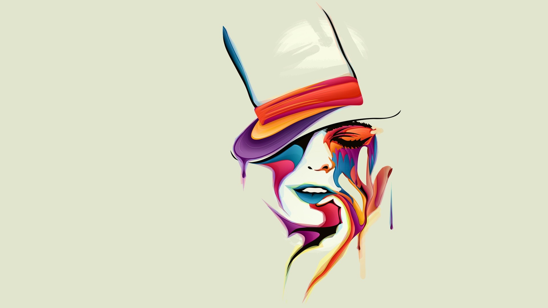 colorful, Women, Digital Art Wallpaper