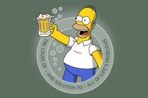 Homer Simpson, The Simpsons, Beer, Quote