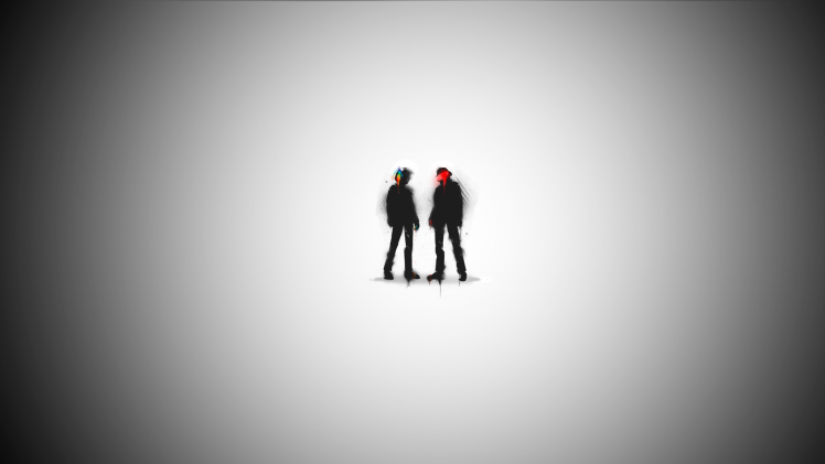 Daft Punk, Digital Art, Simple, Minimalism HD Wallpaper Desktop Background