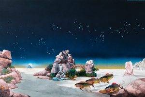 Roger Dean, Fantasy Art, Fish, Rock
