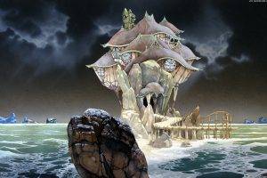 Roger Dean, Fantasy Art, Rock, Sea