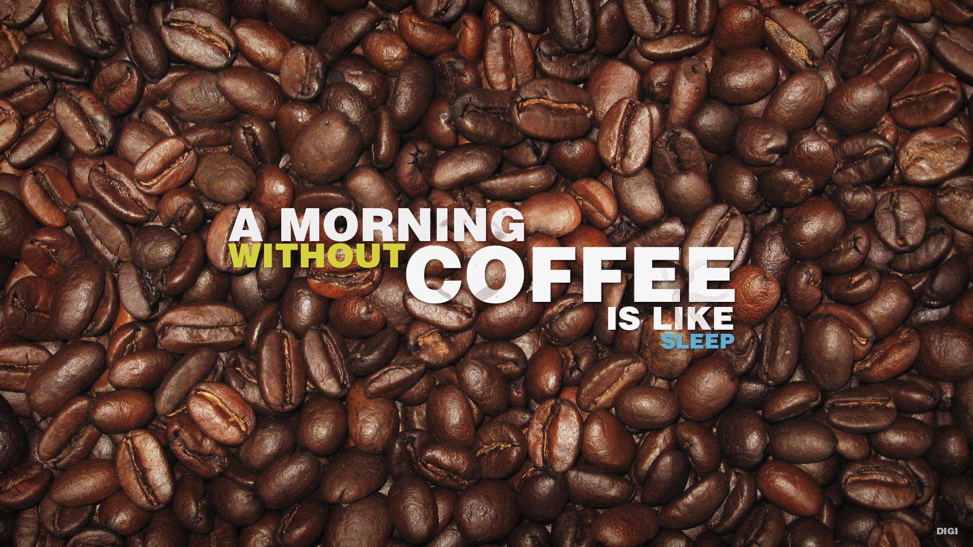 coffee Beans, Coffee, Humor, Simple Wallpaper