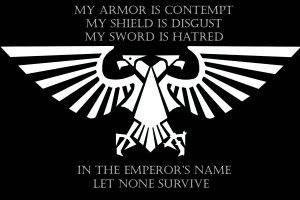 Warhammer, Warhammer 40, 000, Imperium Of Man, Imperial Aquila, Quote