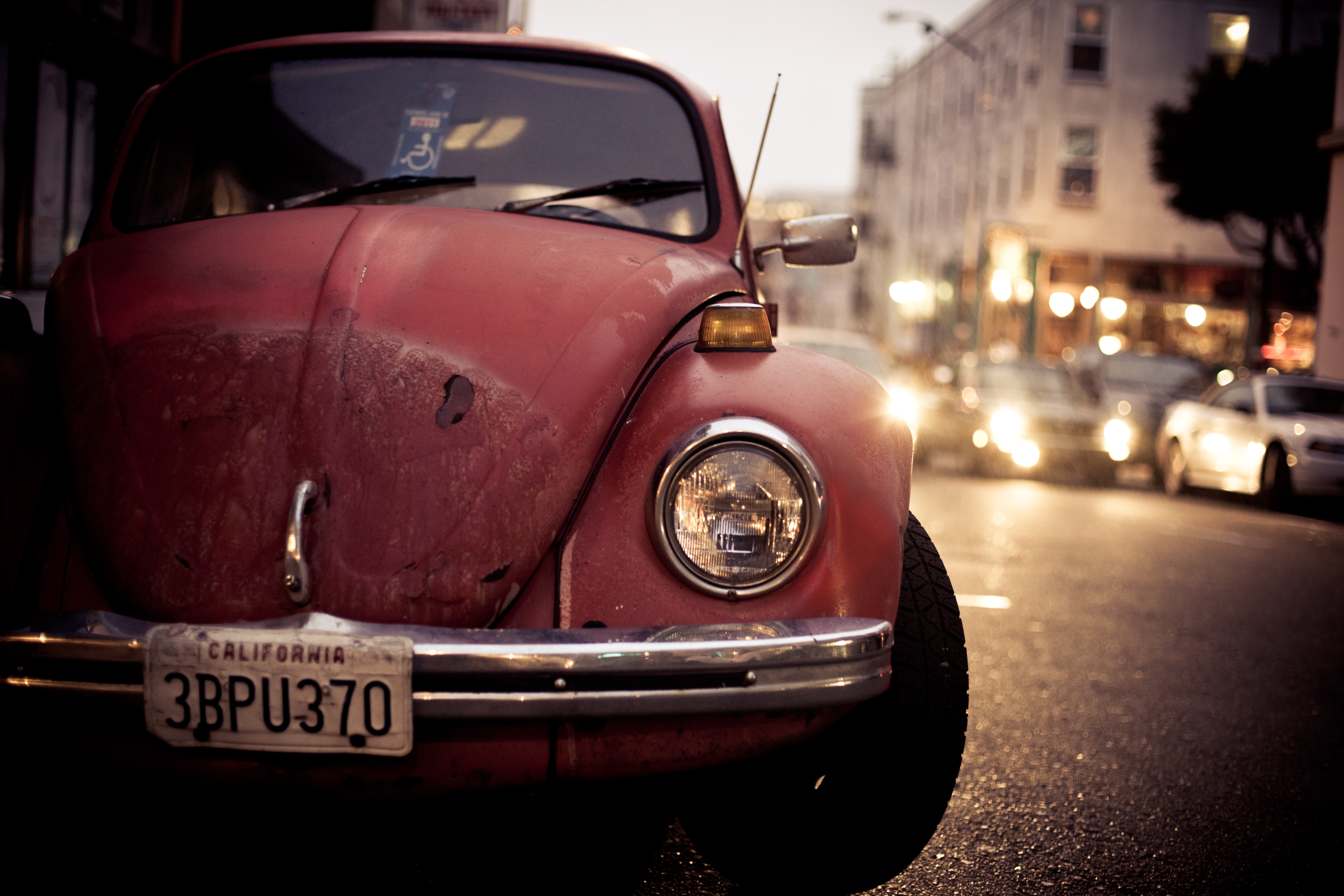 closeup, Old Car, City Wallpapers HD / Desktop and Mobile Backgrounds