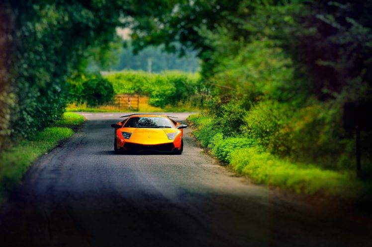 car, Lamborghini, Lamborghini Murcielago, Yellow Cars HD Wallpaper Desktop Background