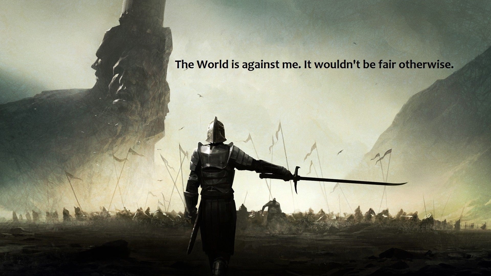 battle, Motivational, Mortal: Online, Quote Wallpaper