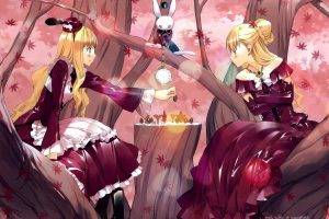 Alice In Wonderland, Chess, Rabbits, Anime