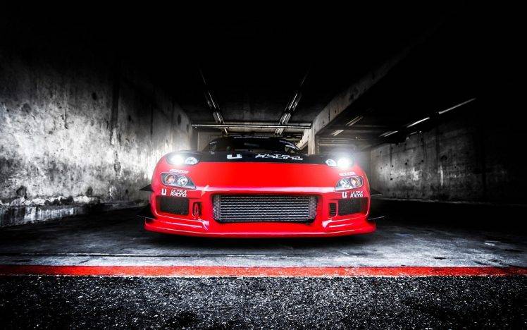 car, Red Cars, Selective Coloring HD Wallpaper Desktop Background