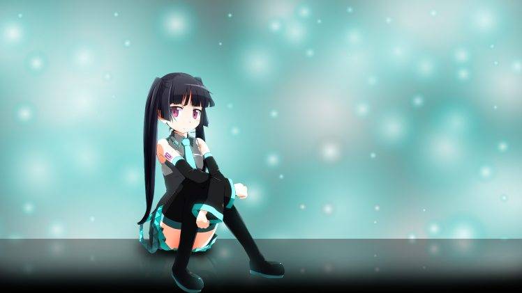 twintails, Ore No Imouto Ga Konnani Kawaii Wake Ga Nai, Gokou Ruri, Vocaloid, Crossover HD Wallpaper Desktop Background
