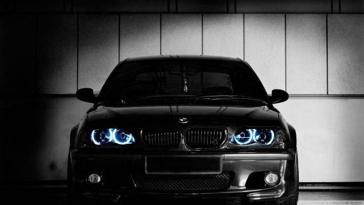 BMW, Black, Xenon, Lights HD Wallpaper Desktop Background