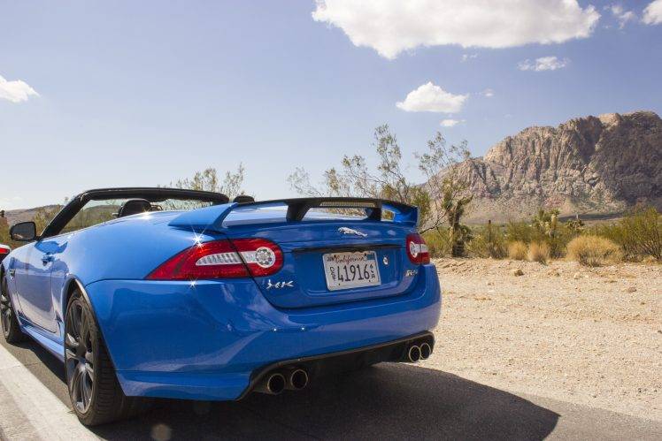 Jaguar (car), Sports Car, Desert, Blue Cars HD Wallpaper Desktop Background