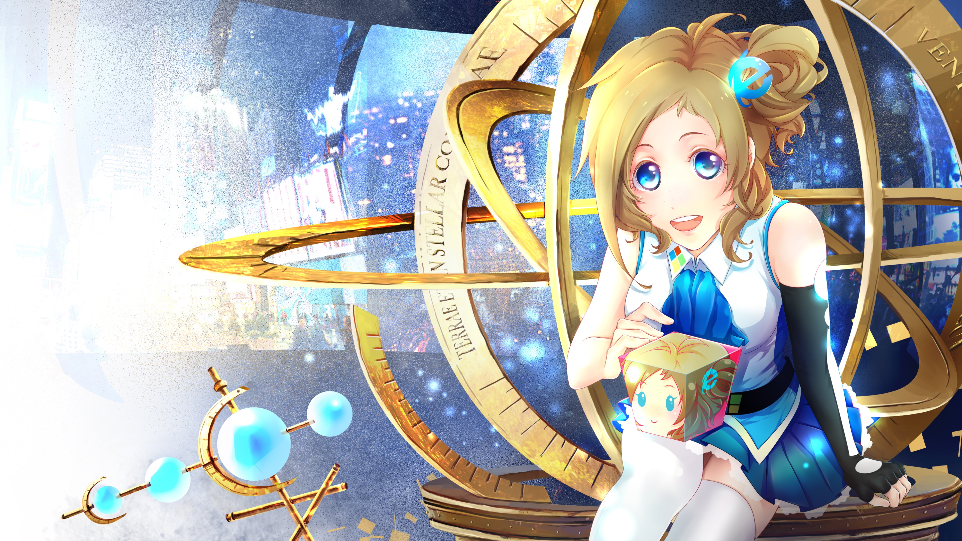 Aizawa Inori, Internet Explorer Wallpaper