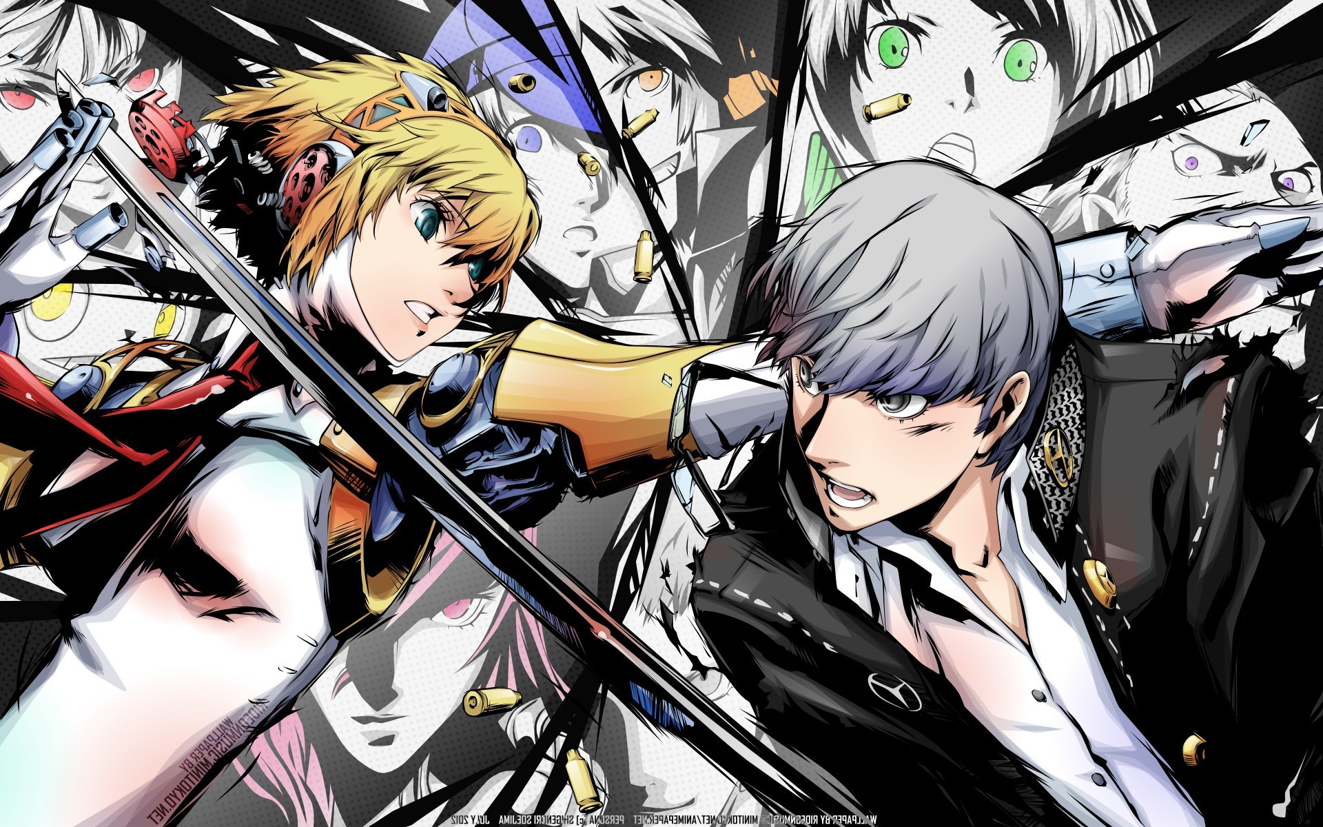 Persona Series, Persona 4, Video Games, Aigis, Narukami Yuu Wallpapers