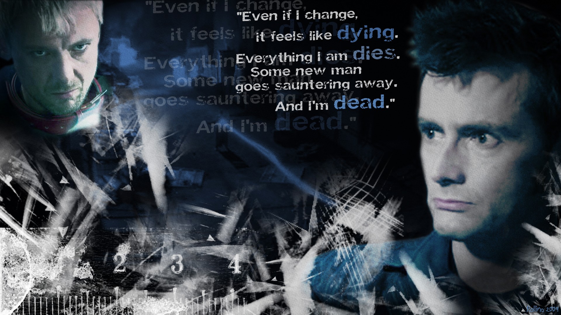 Doctor Who, The Doctor, TARDIS, David Tennant, The Master, John Simm, Tenth Doctor, Quote Wallpaper