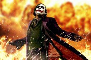 anime, Heath Ledger, Movies, Joker, Batman, The Dark Knight