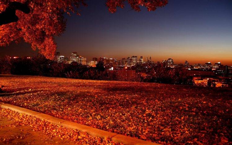 fall, Sunset, Nature HD Wallpaper Desktop Background