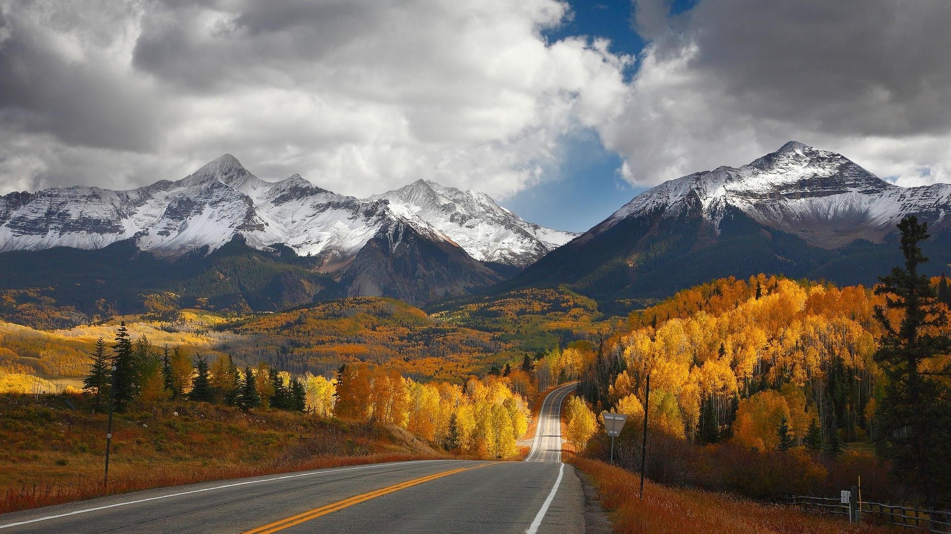 fall, Nature, Mountain, Canada Wallpaper