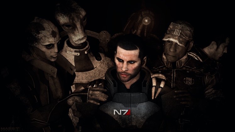 Mass Effect, Commander Shepard HD Wallpaper Desktop Background