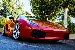 Lamborghini Gallardo, Car, Red Cars