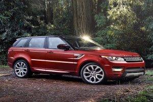 Range Rover, car, red cars