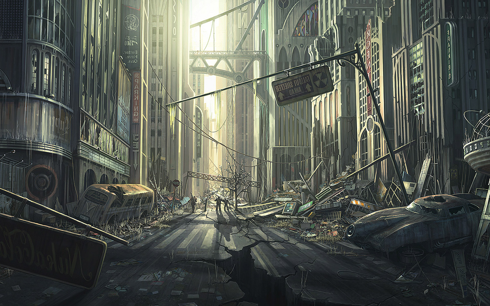 artwork, Fallout 3, Apocalyptic, Video Games Wallpaper