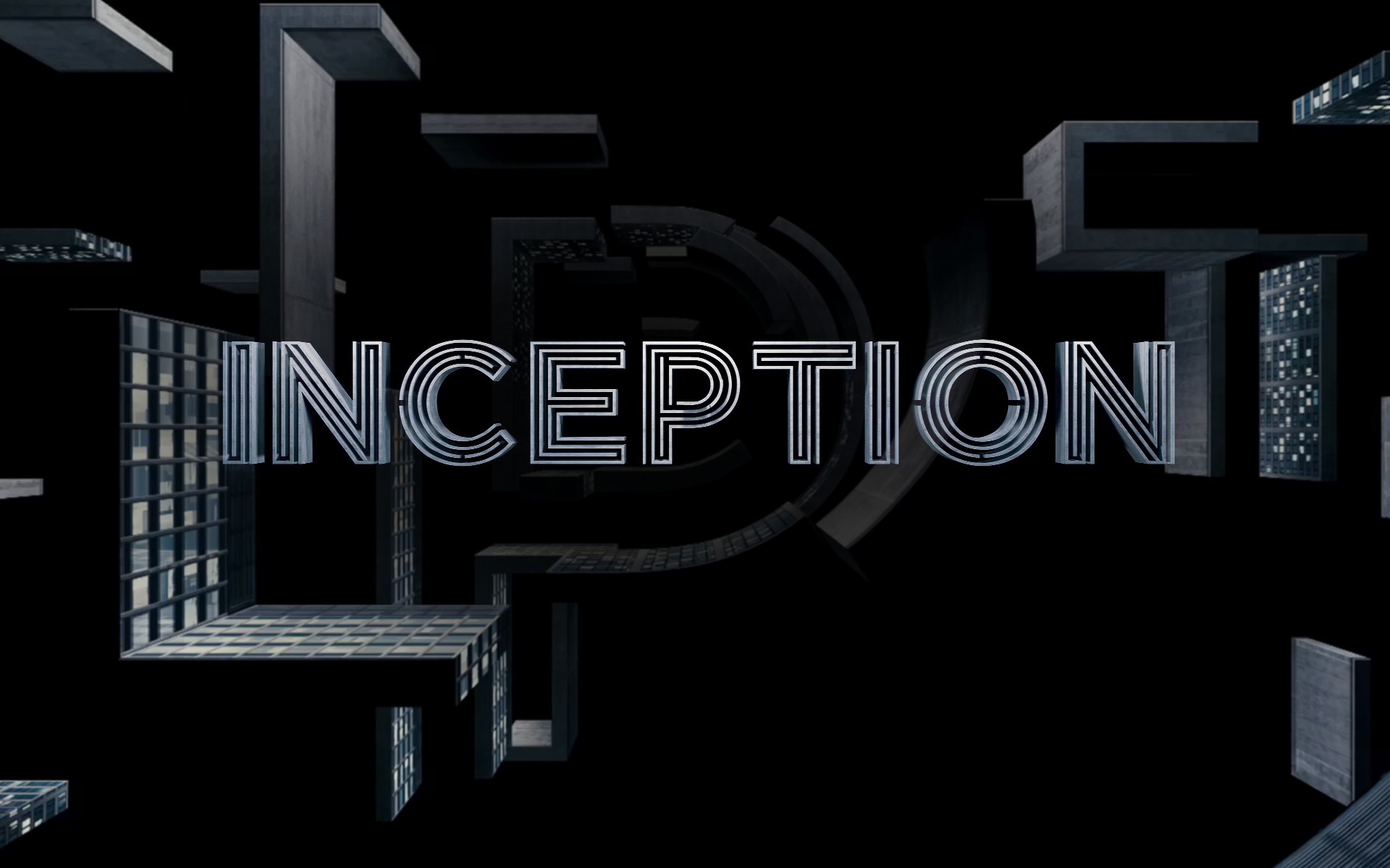 Inception, Typography Wallpaper