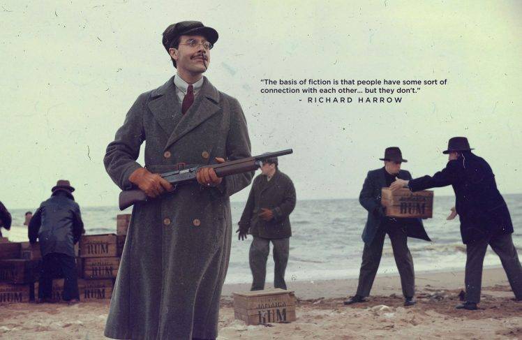 Boardwalk Empire, Richard Harrow, Quote, Jack Huston, Weapon, Beach HD Wallpaper Desktop Background