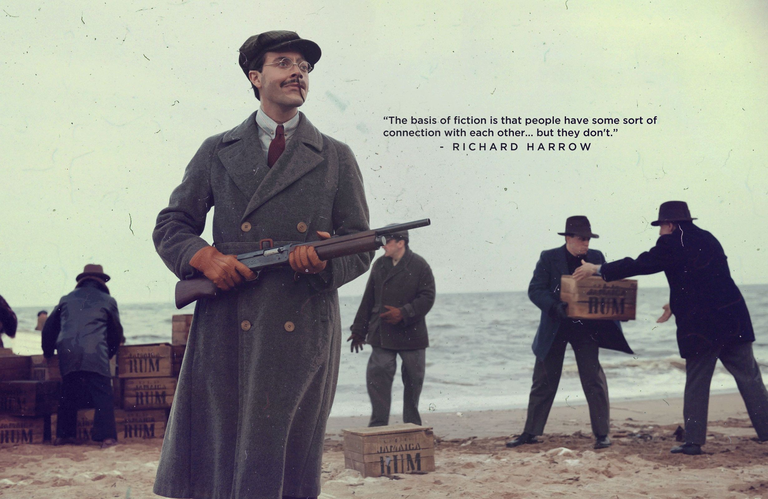 Boardwalk Empire, Richard Harrow, Quote, Jack Huston, Weapon, Beach Wallpaper