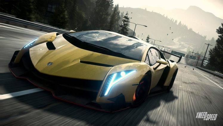 Lamborghini, Lamborghini Veneno, Need For Speed: Rivals, Video Games HD Wallpaper Desktop Background