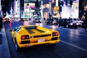 Lamborghini Diablo, Car, Lamborghini, Japan, Yellow Cars