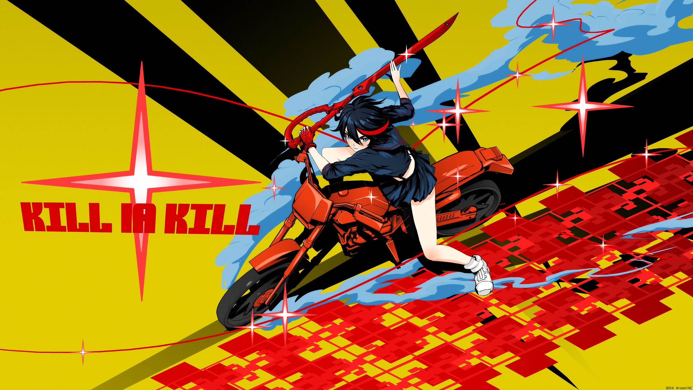 Kill La Kill, Matoi Ryuuko, Anime, Anime Girls, ArseniXC Wallpaper