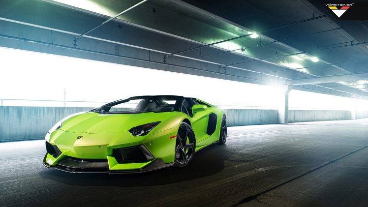 Lamborghini, Lamborghini Aventador, Car, Green Cars HD Wallpaper Desktop Background