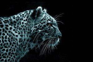 leopard, Animals, Fractalius