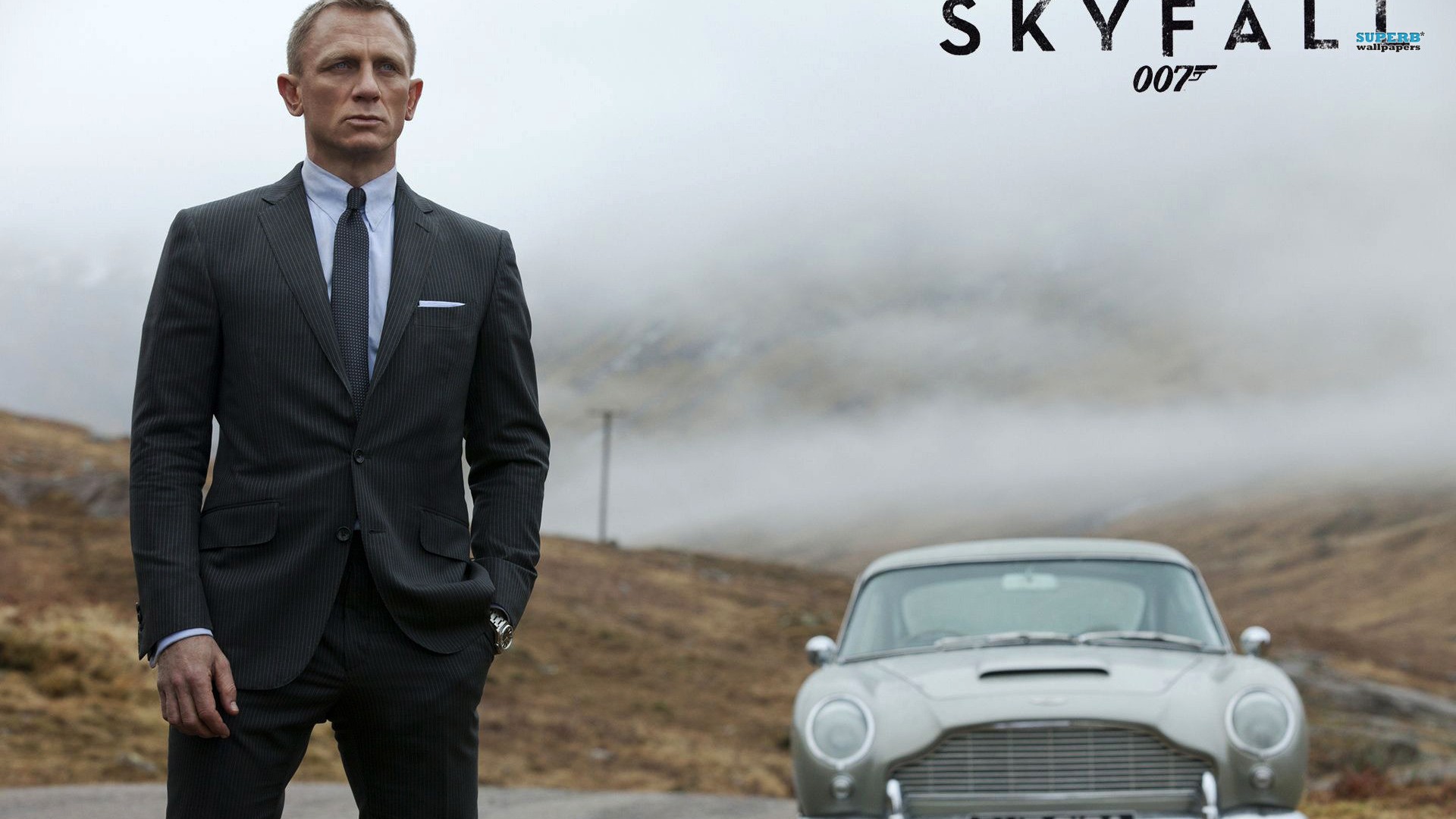 Skyfall, Daniel Craig, Aston Martin, James Bond, 007 Wallpaper
