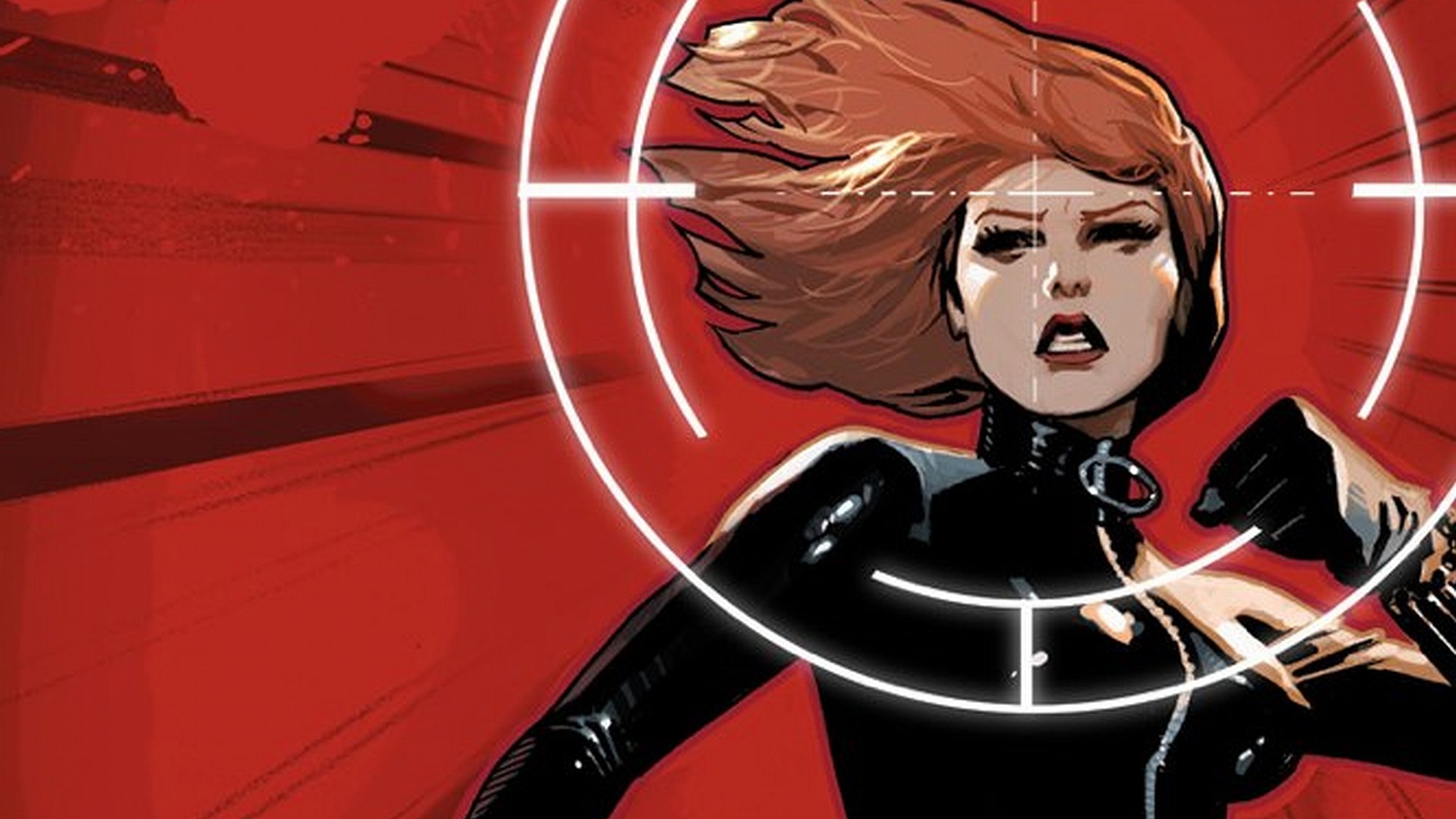 Black Widow, Comics, Redhead, Red Background, Superheroines Wallpapers HD /  Desktop and Mobile Backgrounds