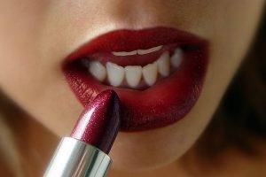 lips, Women, Red, Lipstick, Red Lipstick, Closeup