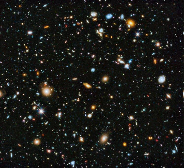 space, Stars, Galaxy, Deep Space, Hubble Deep Field HD Wallpaper Desktop Background