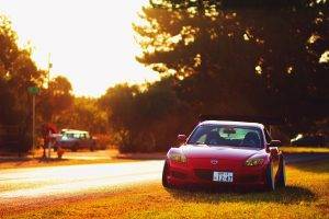 old Car, Car, Sports Car, Project CARS, Drift, Evening, Morning, Lights, Mazda, Mazda RX 8, Red Cars