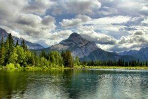 nature, Mountain, Lake