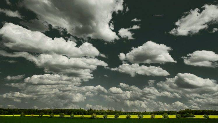 nature, Landscape, Clouds, Trees HD Wallpaper Desktop Background