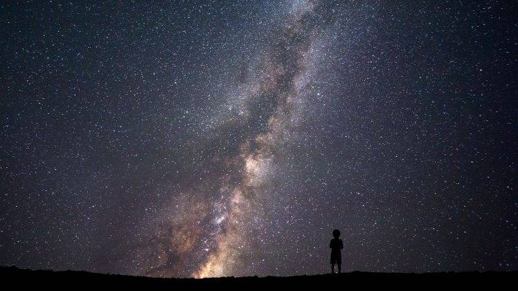 silhouette, Space, Stars Wallpapers HD / Desktop and Mobile Backgrounds