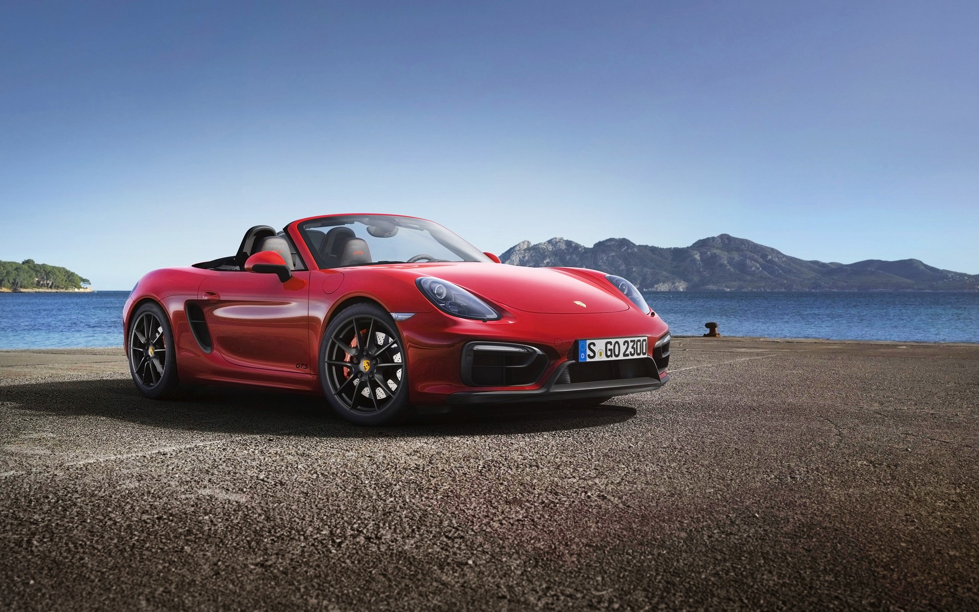 Porsche, Car, Porsche Boxster GTS, Red Cars Wallpaper
